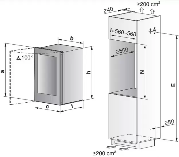 Винный холодильник WineCooler V4000 90 V-Zug WC4T-51102