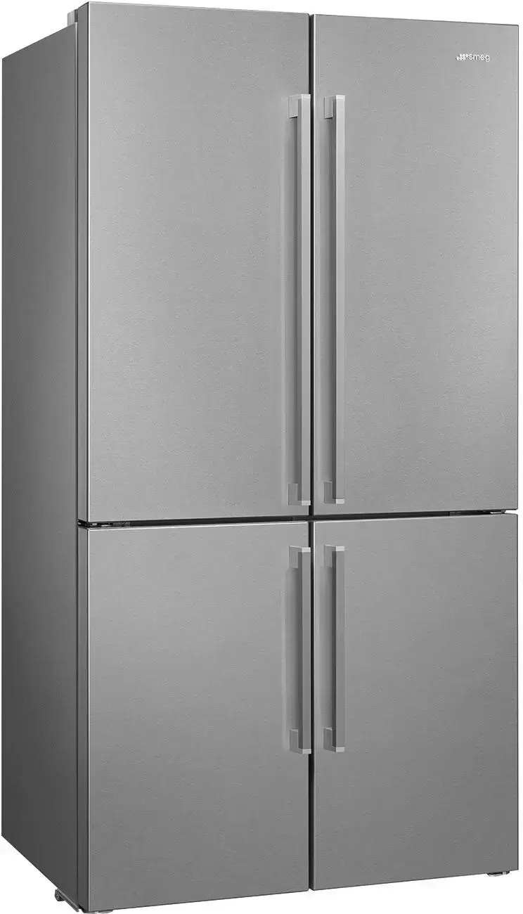 SMEG FQ60XE Отдельностоящий 4-х дверный холодильник Side-by-Side, 90.8 см, No-frost, эффект нержавею