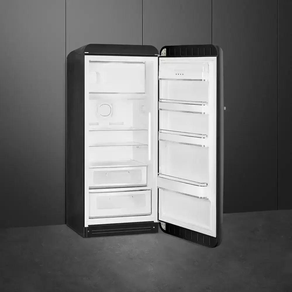 SMEG FAB28RDBB5 Отдельностоящий однодверный холодильник, стиль 50-х годов, 60 см, петли справа, граф