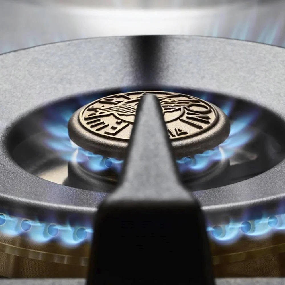 Варочный центр Master, 120 см, 6 газовых конфорок и два шкафа MAS126G2EXT