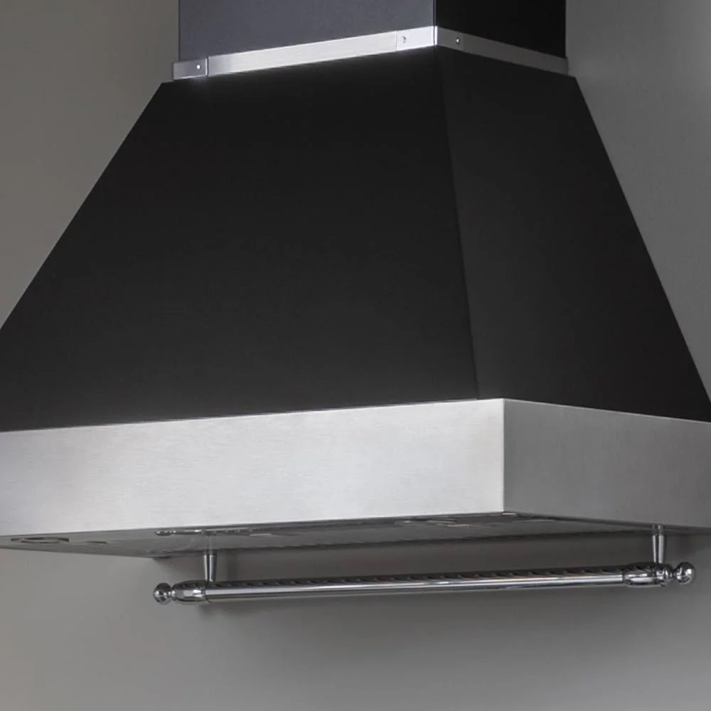 Настенная вытяжка из нержавеющей стали 120 см, K120HERTX+KC48HERTNE